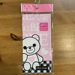 CECIL McBEE クマ柄ハンカチ セシルマクビー　ランチマット