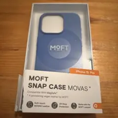 【新品】MOFT iPhone15Proケース ブルー Magsafe対応