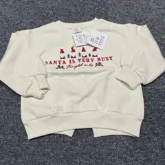 micorrid トレーナー　サンタ　裏毛　100