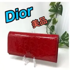 ★美品 ディオール長財布 エナメル ★