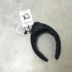 【貴重】SuperDuper カチューシャ ヘッドアクセサリー 黒 個性的