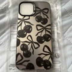 チェリー柄 iPhone14ケース