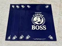 サントリー ボスコーヒー ステッカーシート　4枚