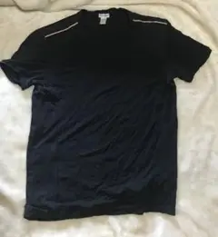 DOLCE&GABBANA 黒 Tシャツ 肩ストライプ