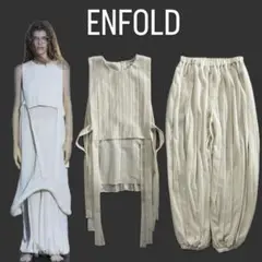 2025SS ENFOLDエンフォルド プリーツ ベスト & パンツ 38