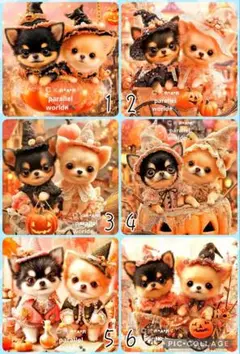 8/29♡わんちゃん♡Halloween♡パネル♡ハンドメイド