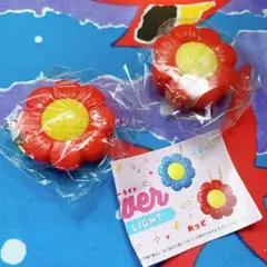 フラワーライト　ガチャ　レッド　2個セット