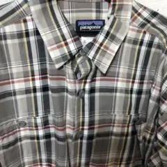 patagonia チェック柄 長袖シャツ