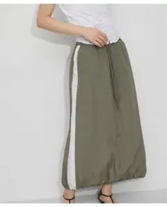 【サステナブル】ドロストヘムラインスカート ADAM ET ROPE'