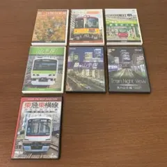 ❶　VICOM 鉄道 電車 列車 DVD 7本セット　JR 東京メトロ など