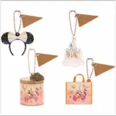 ディズニー　40周年　カプセルトイ 4種 コンプリート　コンプ ガチャ