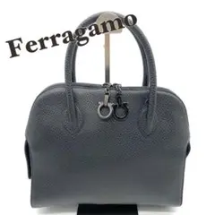 Ferragamo フェラガモ ガンチーニ レザー ハンドバッグ