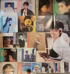4枚新品☆原田知世レコード25枚コンプリートセット☆シュマッツ太陽になりたい 4枚新品☆原田知世レコード25枚コンプリートセット☆シュマッツ
