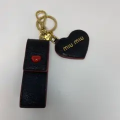 シミ以外美品MIU MIU ピンク ハート型キーホルダー リップケース箱とリボン MIU MIU（キーホルダー）のフリマアイテム一覧