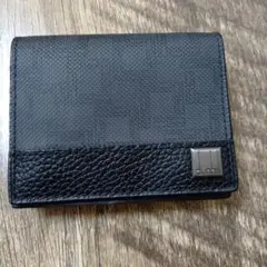dunhill ブラック レザー コインケース