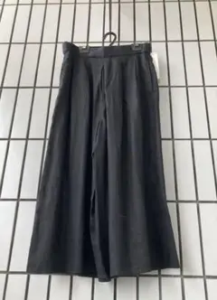 麻　リネン100% ワイドパンツ　シーズンリーズン　Lサイズ