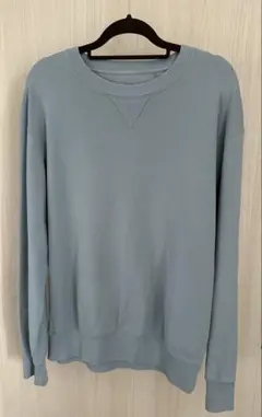 UNIQLO M ライトブルークルーネックトレーナー