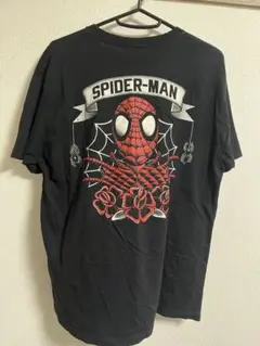 スパイダーマン グラフィック Tシャツ ブラック