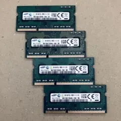 【4枚】DDR3 PC3L-12800S メモリ 動作確認