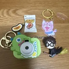 キャラクターのキーホルダーセット