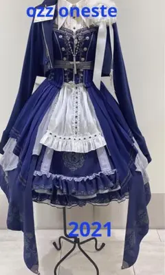 薔薇 StarWizard 新品未使用 ベストワンピース ブルー ozzon