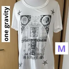 ONE GRAVITY ワングラビティ猪股裕樹 プリントTシャツ ホワイト M