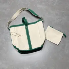 MAKE UP メイクアップ トートバッグ 縦型 ミニポーチ付き