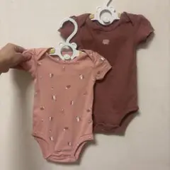 【アメリカ購入品⭐︎Carter’s】ベビーロンパース　6ヶ月　2枚セット