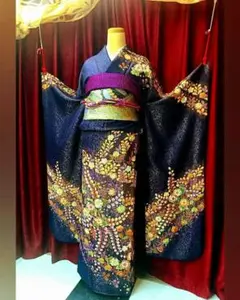 十日町『桐屋』翠山工房♦至極最高級辻が花金通し振袖よろずやコーデセット♦落款あり