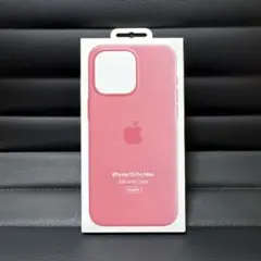 iPhone 15 Pro Max シリコンケース ピンク