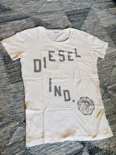 値下げ！☆美品☆ディーゼルDiesel Tシャツ メンズSサイズ アイボリー