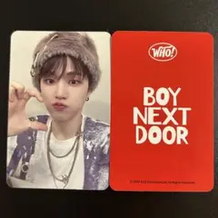 BOYNEXTDOOR 特典 トレカ SHOPEE リウ who