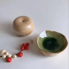 作家物　オブジェ　一輪挿し　インテリアトレイ 小物入れ