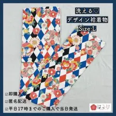 【洗える♡選べるデザイン♡Lサイズ】袷着物