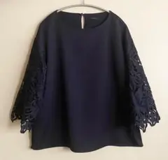 URBAN RESEARCH ROSSO レース袖ブラウス