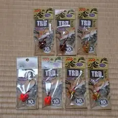 ★新品・未使用品★ TRD ケイムラ塗装 一つテンヤ 10号 7個セット！