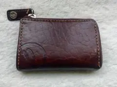 POLICE ブラウン レザー コインケース 中古