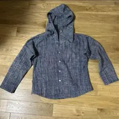 うさとの服 うさと ウサト usaato 黒 藍染め チュニック ムササビ