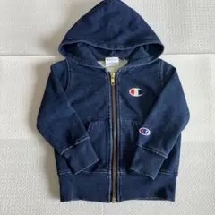 Champion フード付きパーカー 80 ダークブルー