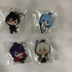 混血のカレコレ　ラバーマスコットキーホルダーセット