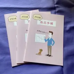 血圧手帳　グラフ式　B6サイズ (13週記入可能) 3冊