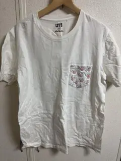 UT チェリー柄ポケット Tシャツ　kaws