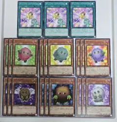 遊戯王　クリボー等21枚