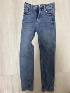 H&M スキニーデニム 34サイズ ライトブルー