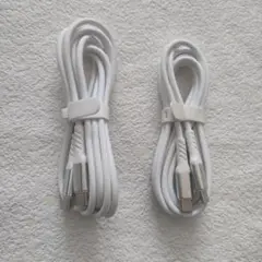 ❤未使用❤USBケーブル　Type-C 2M2本　ホワイト　白