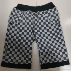 チェック柄ハーフパンツ mps