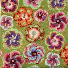USAコットン ケイフファセット Floating Hibiscus
