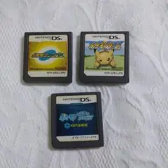 DSソフトのみ　ポケモン系３本まとめ　動作確認済み