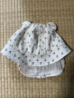 クマ耳 帽子 日除け付き日よけ 男の子 女の子