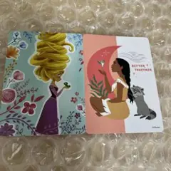 じゃんけんカード　ディズニーストア　ラプンツェル　ポカポンタス